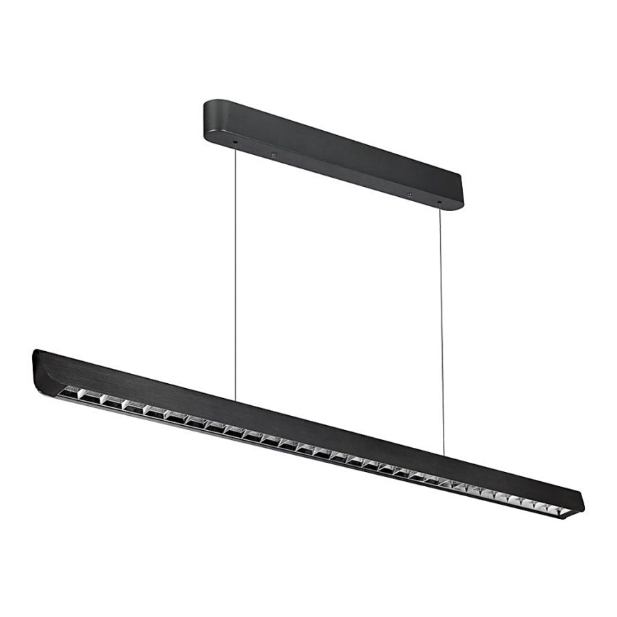 LED luster na sajli LED/36W/230V 3000/4000/6400K crno