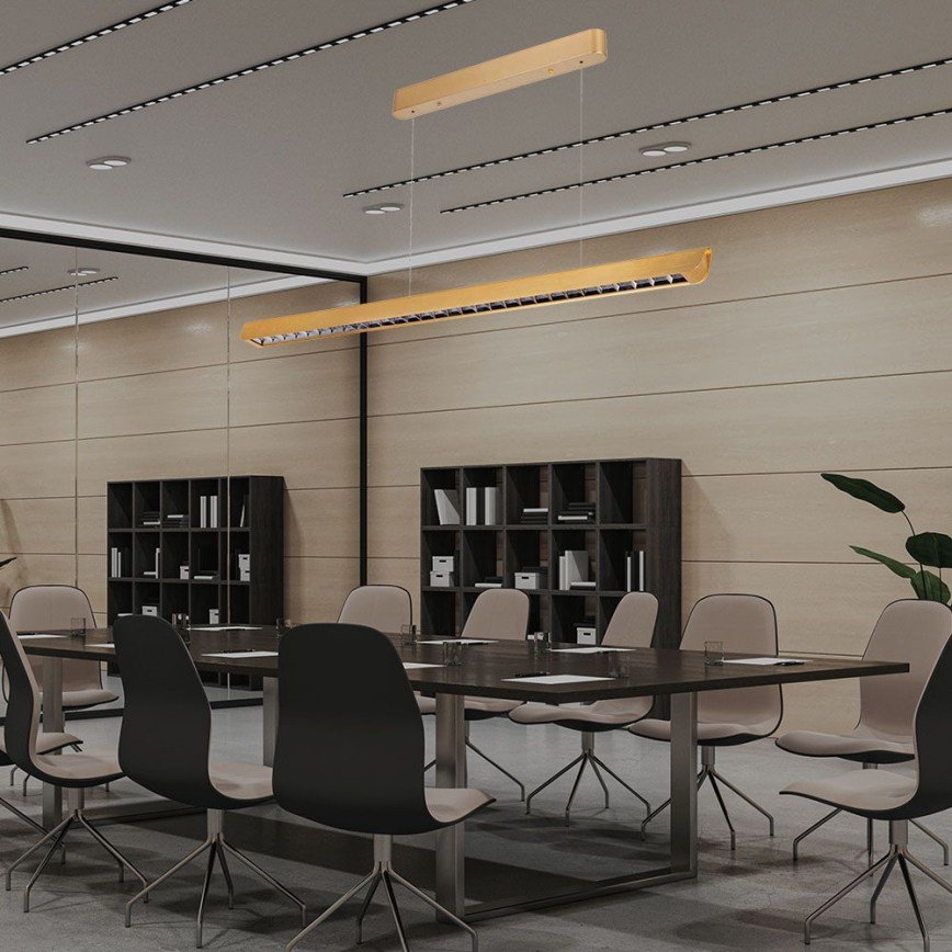 LED luster na sajli LED/36W/230V 3000/4000/6400K zlatna