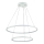 LED luster na sajli LED/37W/230V 3000K bela
