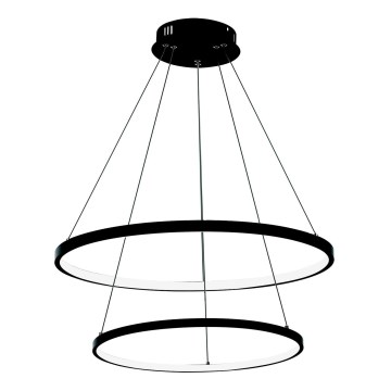 LED luster na sajli LED/37W/230V 3000K crna