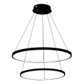 LED luster na sajli LED/37W/230V 3000K crno