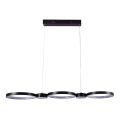 LED luster na sajli LED/38W/230V 3000K crno
