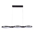 LED luster na sajli LED/38W/230V 4000K crno