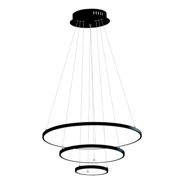 LED luster na sajli LED/42W/230V 3000K crno