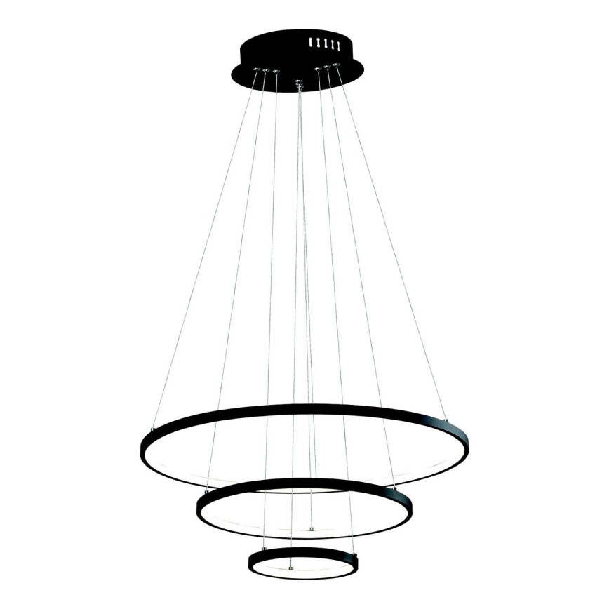 LED luster na sajli LED/42W/230V 3000K crno