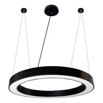 LED luster na sajli LED/50W/230V 4000K pr. 100 cm crno