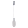 LED luster na sajli LED/6,3W/230V 3000K sjajni krom pr. 13 cm