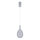 LED luster na sajli LED/6,3W/230V 3000K sjajni krom pr. 14 cm