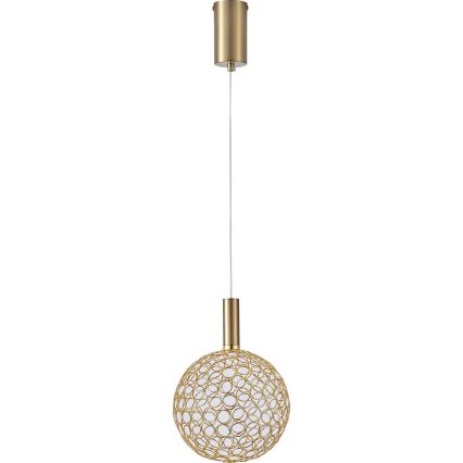 LED luster na sajli LED/6,3W/230V 3000K sjajni krom pr. 20 cm