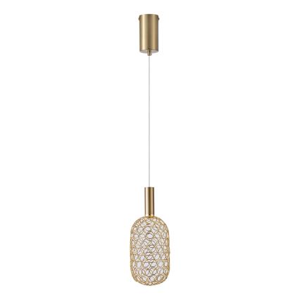 LED luster na sajli LED/6,3W/230V 3000K zlatna pr. 13 cm