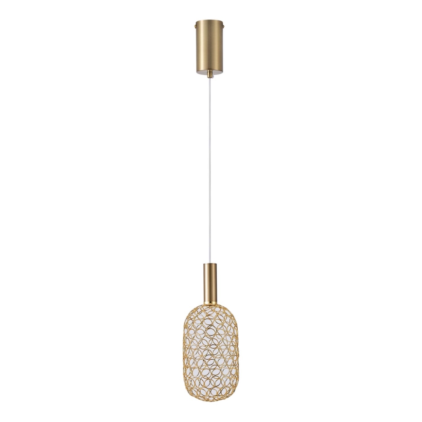 LED luster na sajli LED/6,3W/230V 3000K zlatna pr. 13 cm