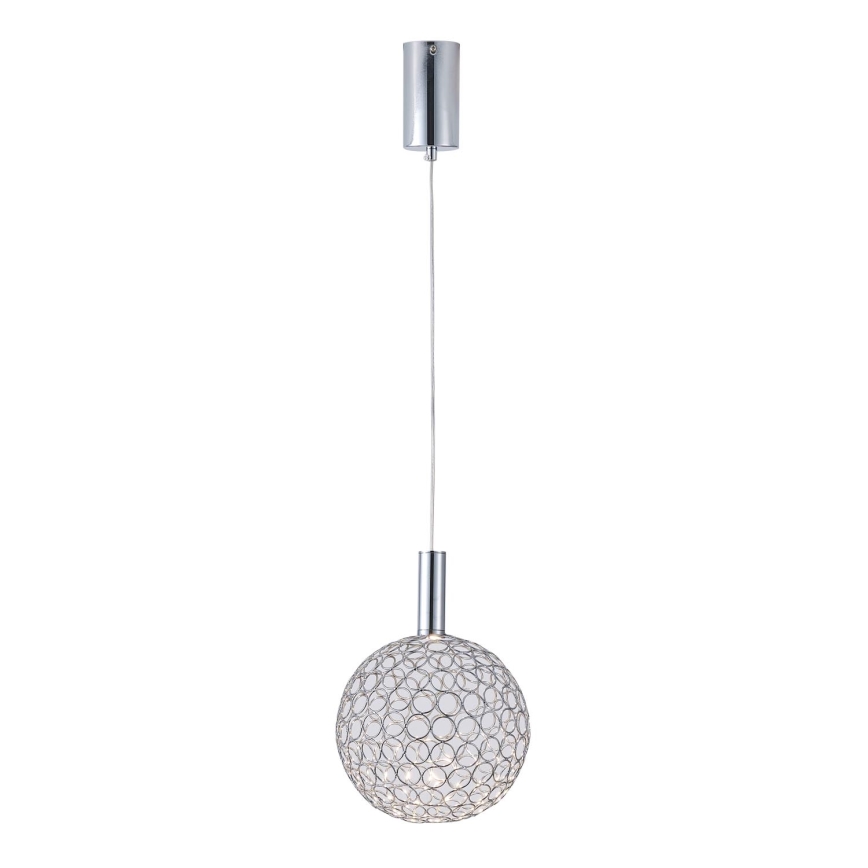 LED luster na sajli LED/6,3W/230V 3000K zlatna pr. 20 cm
