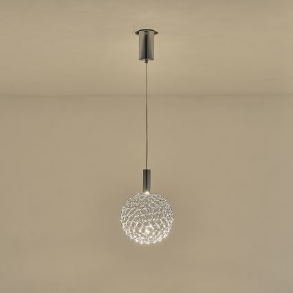 LED luster na sajli LED/6,3W/230V 3000K zlatna pr. 20 cm