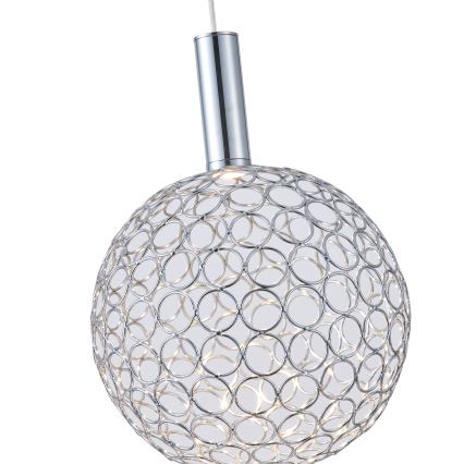 LED luster na sajli LED/6,3W/230V 3000K zlatna pr. 20 cm