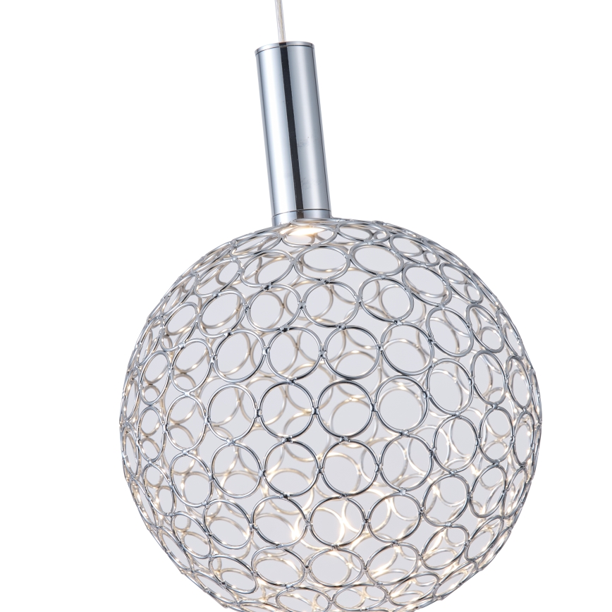 LED luster na sajli LED/6,3W/230V 3000K zlatna pr. 20 cm