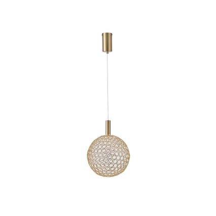 LED luster na sajli LED/6,3W/230V 3000K zlatna pr. 25 cm