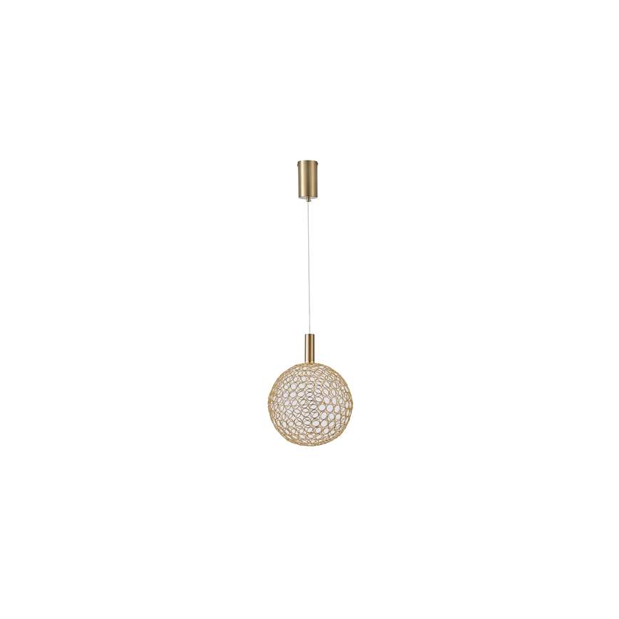 LED luster na sajli LED/6,3W/230V 3000K zlatna pr. 25 cm