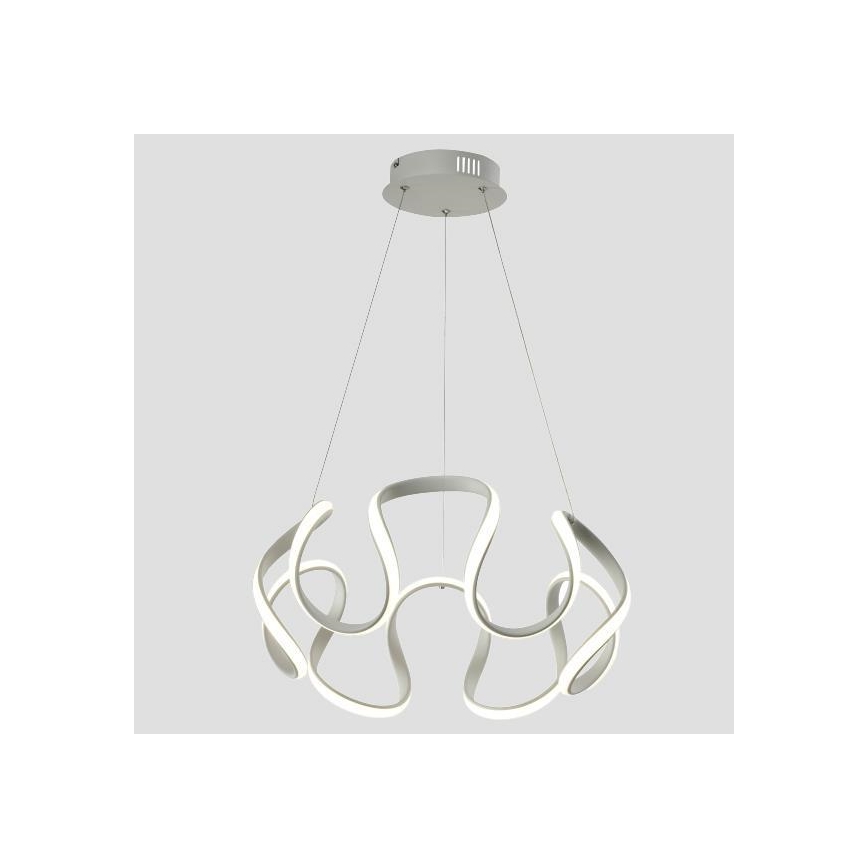 LED luster na sajli LED/60W/230V 3000K bela