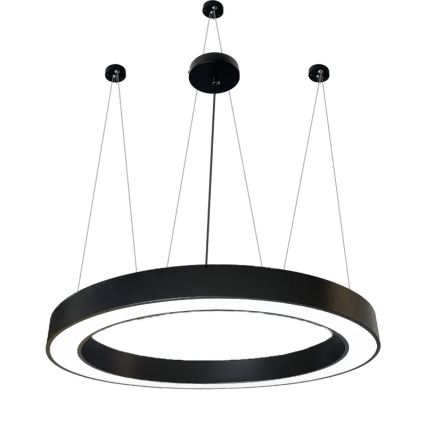 LED luster na sajli LED/60W/230V 4000K pr. 120 cm crno
