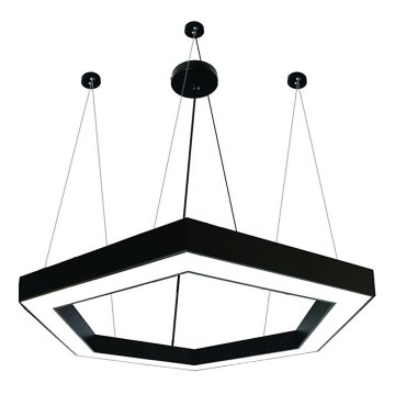 LED luster na sajli LED/60W/230V 4000K pr. 120 cm