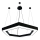 LED luster na sajli LED/60W/230V 4000K pr. 120 cm