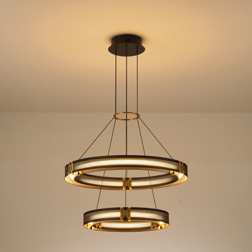 LED luster na sajli LED/62W/230V 3000K 62x120 cm