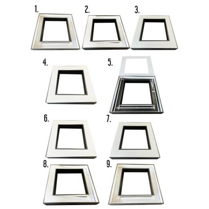 LED luster na sajli LED/70W/230V 4000K 100x100 cm crno