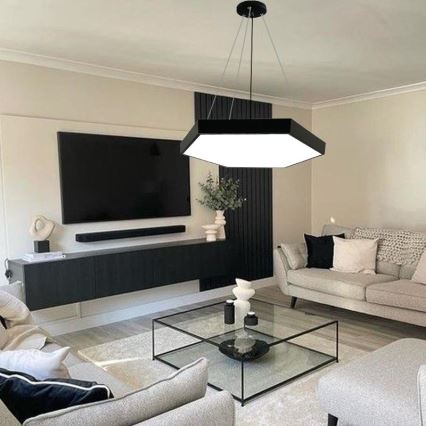 LED luster na sajli LED/70W/230V 4000K pr. 80 cm