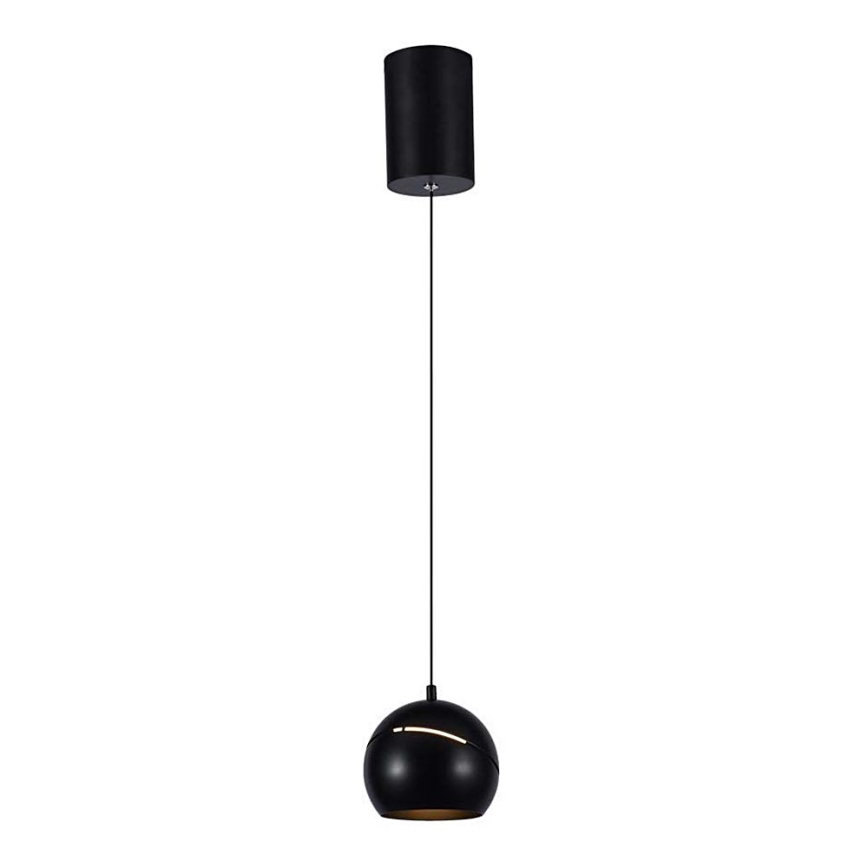 LED luster na sajli LED/8,5W/230V 3000K crno