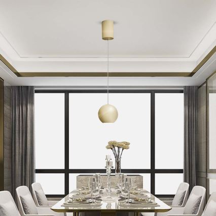 LED luster na sajli LED/8,5W/230V 3000K zlatna