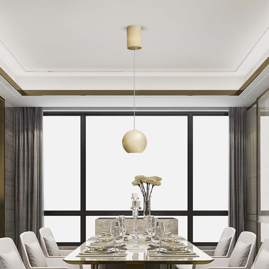 LED luster na sajli LED/8,5W/230V 3000K zlatna