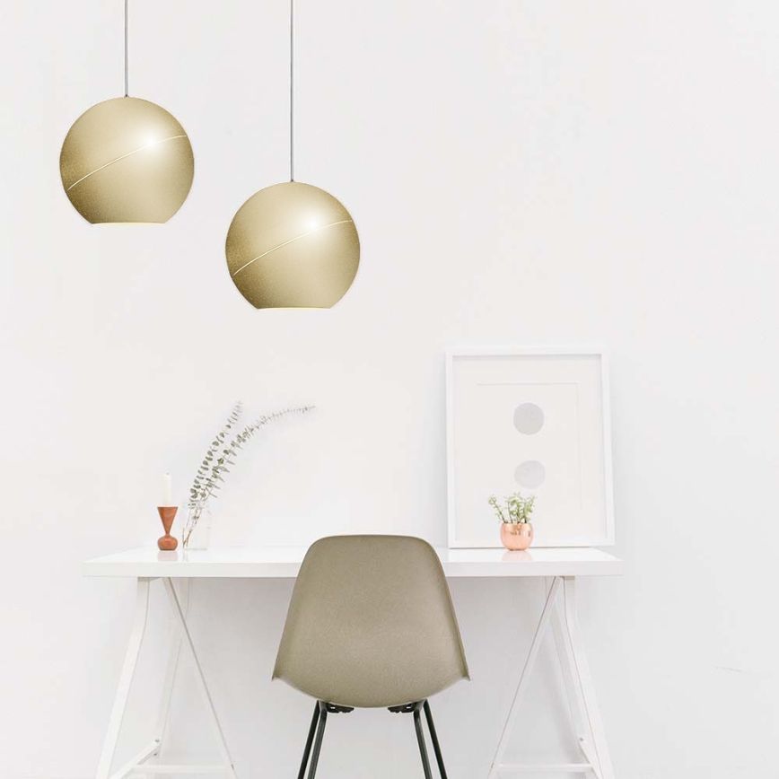 LED luster na sajli LED/8,5W/230V 3000K zlatna