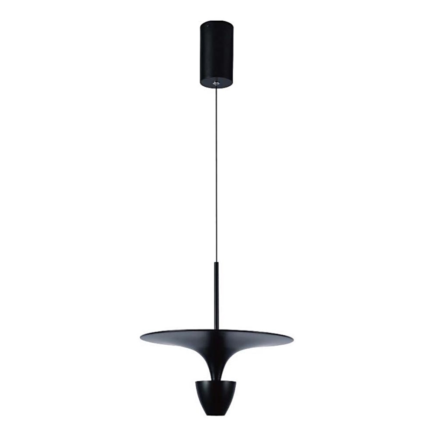 LED luster na sajli LED/9W/230V 3000K crno