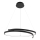 LED luster na sajli LORENZO LED/35W/230V crno