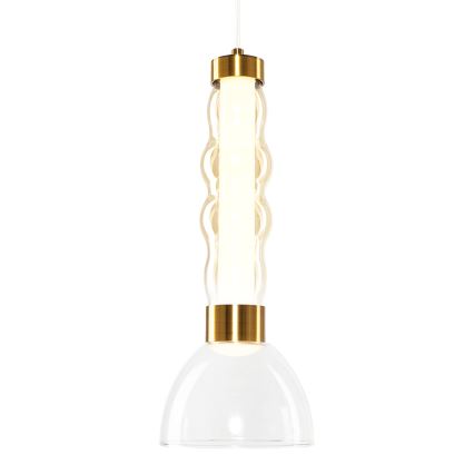 LED luster na sajli LUCCO LED/13W/230V pr. 15 cm zlatna