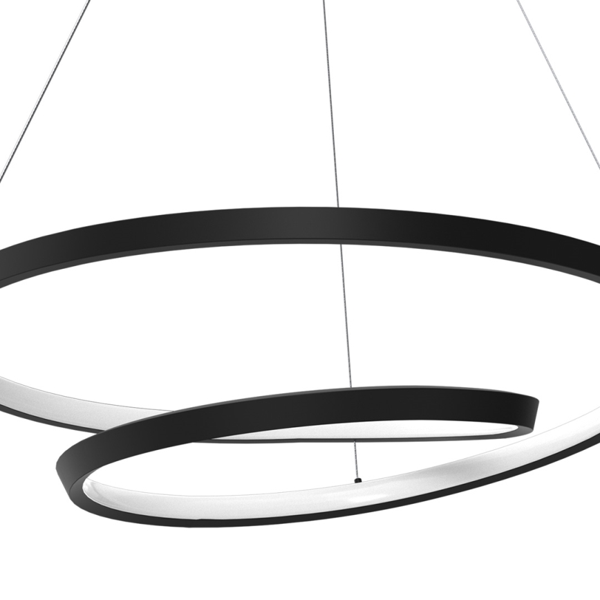 LED luster na sajli LUCERO LED/48W/230V crno