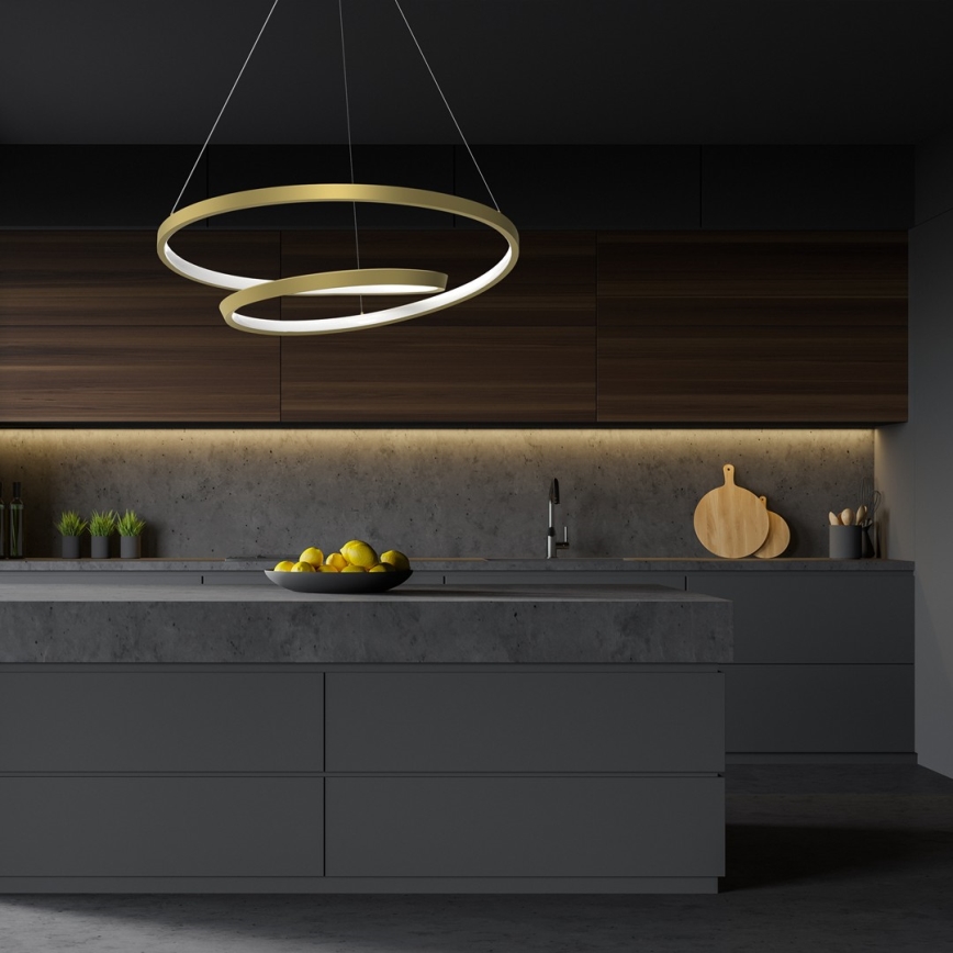 LED luster na sajli LUCERO LED/48W/230V zlatna