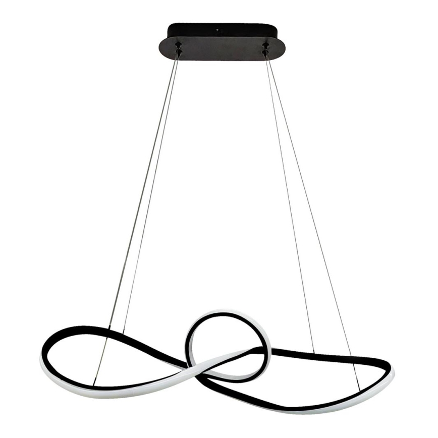 LED luster na sajli MARCO LED/42W/230V crne boje