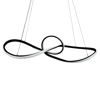 LED luster na sajli MARCO LED/42W/230V crne boje