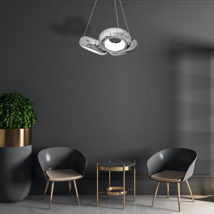 LED luster na sajli MERCURIO 3xLED/12W/230V