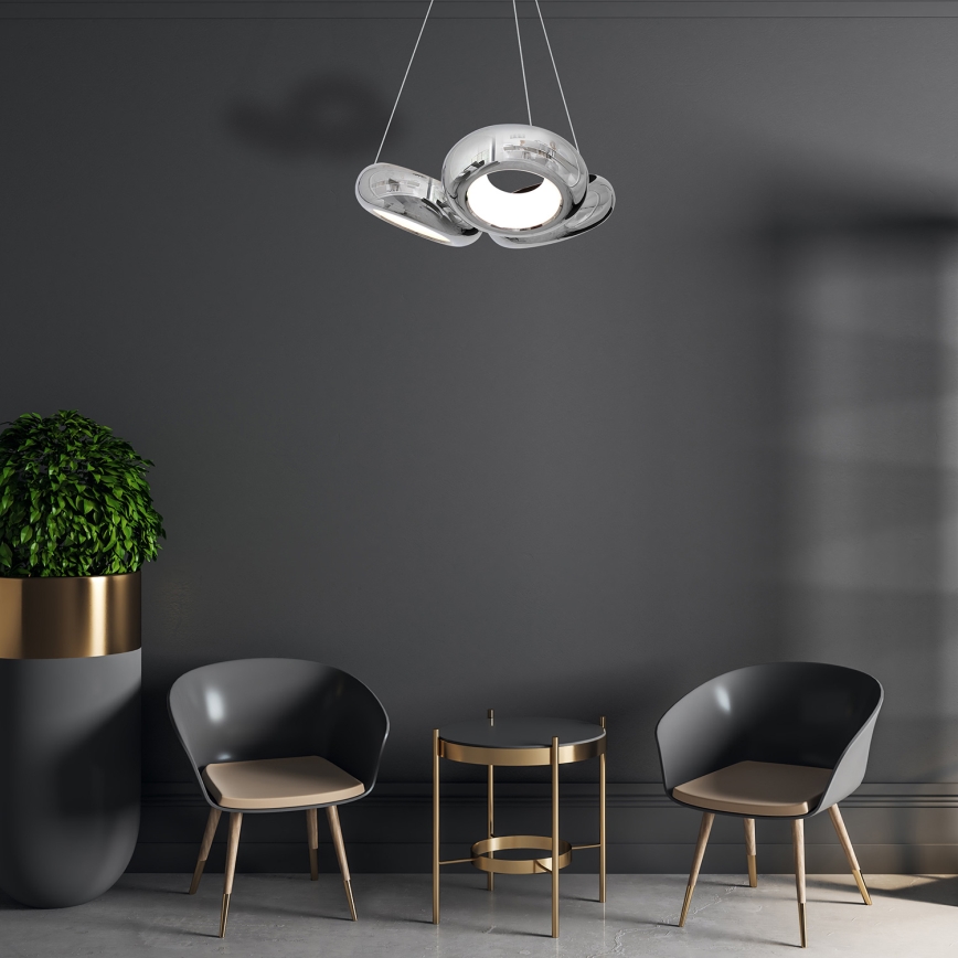 LED luster na sajli MERCURIO 3xLED/12W/230V