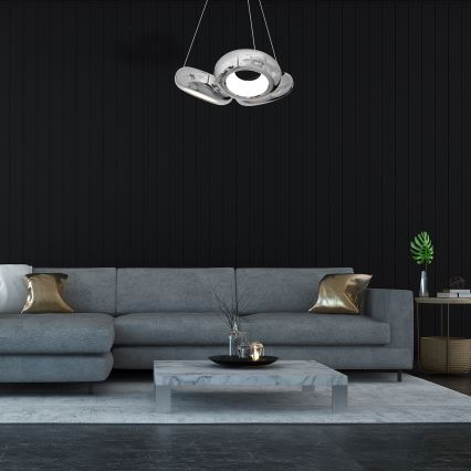 LED luster na sajli MERCURIO 3xLED/12W/230V