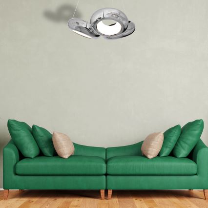 LED luster na sajli MERCURIO 3xLED/12W/230V