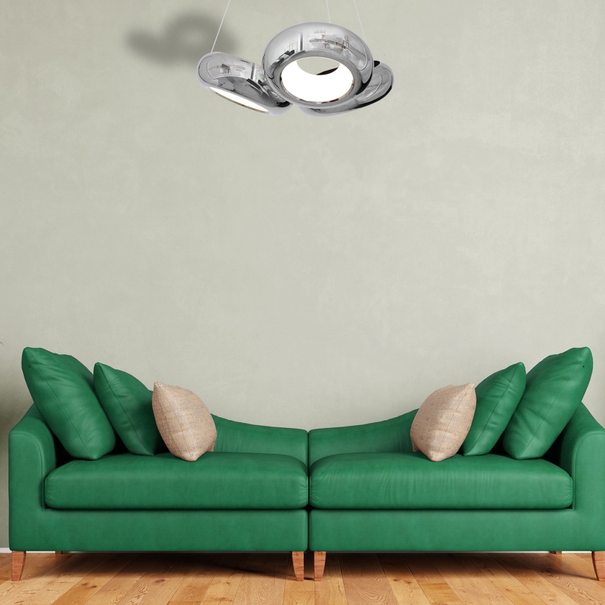 LED luster na sajli MERCURIO 3xLED/12W/230V