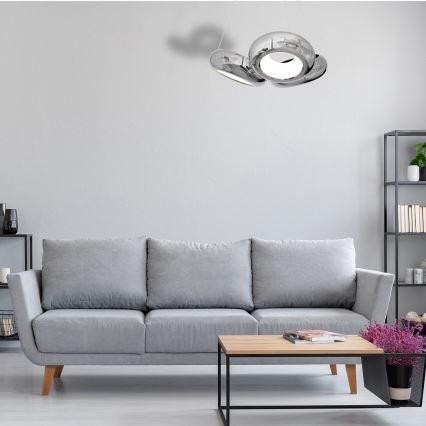 LED luster na sajli MERCURIO 3xLED/12W/230V
