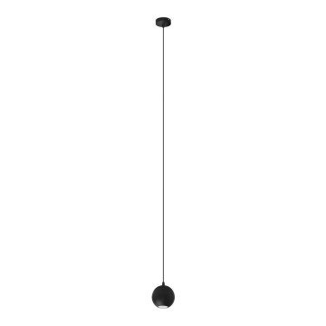 LED luster na sajli MIDWAY 1xGU10/4,8W/230V crno