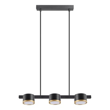 LED luster na sajli MIRELLA 3xGX53/6W/230V crno