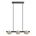 LED luster na sajli MIRELLA 3xGX53/6W/230V zlatna/crno