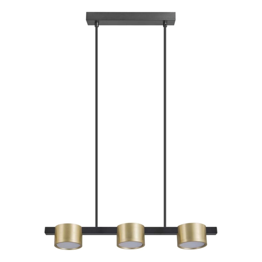 LED luster na sajli MIRELLA 3xGX53/6W/230V zlatna/crno