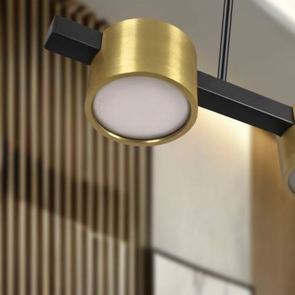 LED luster na sajli MIRELLA 3xGX53/6W/230V zlatna/crno